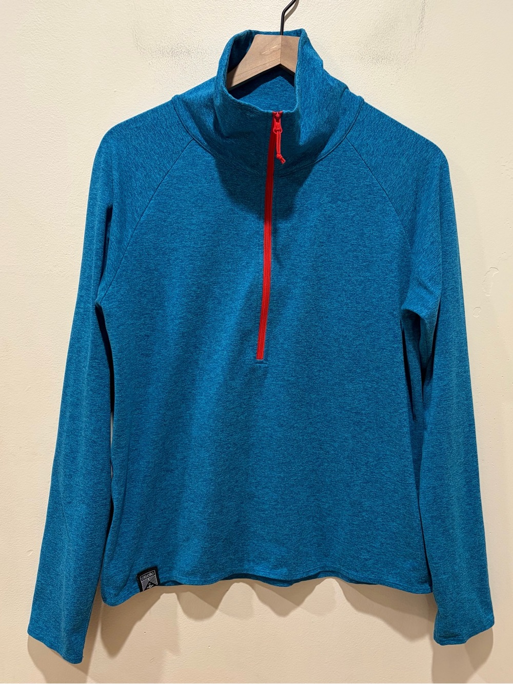 Oiselle Women’s Blue Half Zip Long Sleeve Athletic Pullover Top - Women’s Medium